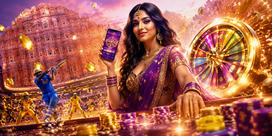 Jaipur cricket betting promotion with Hawa Mahal landmark
